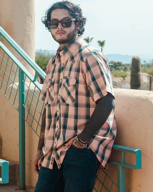 THE PLEASANTON BAMBOO SHORT SLEEVE BUTTON UP - MENS